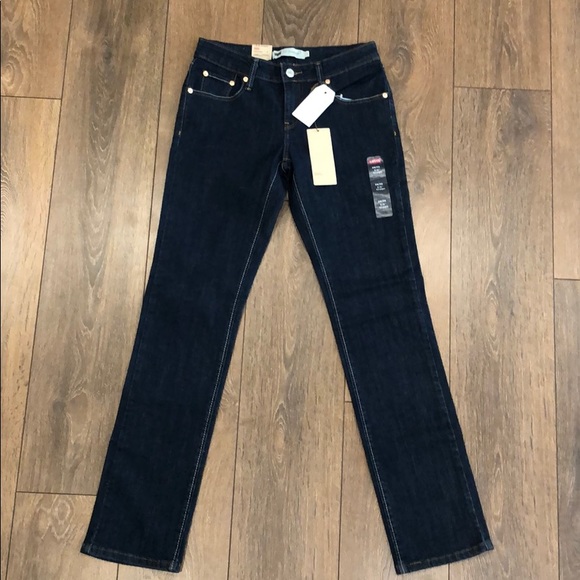 NWT Levi’s 518 Straight Low Rise Jeans Size 3M/26 - Picture 4 of 10